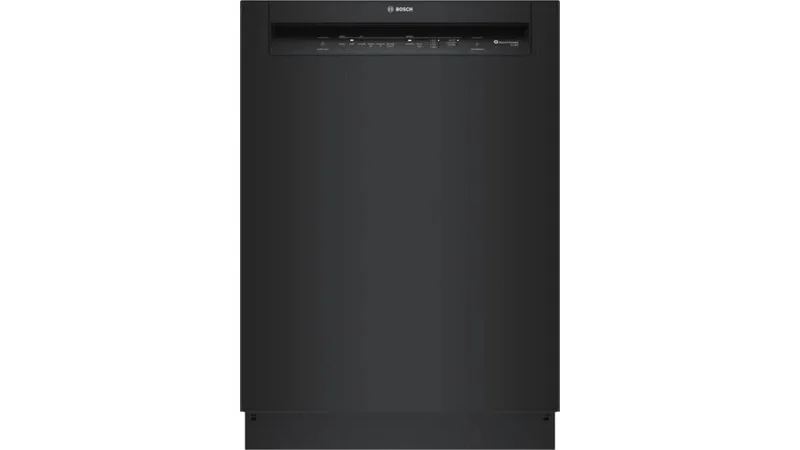 Bosch - 50 dBA Built In Dishwasher in Black - SHE3AEM6N Black