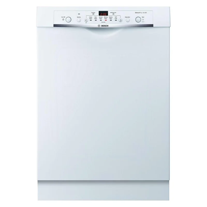 Bosch - 50 dBA Built In Dishwasher in White - SHE3AR72UC White