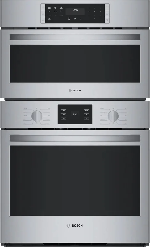 Bosch - 6.2 cu. ft Combination Wall Oven in Stainless - HBL5754UC Stainless