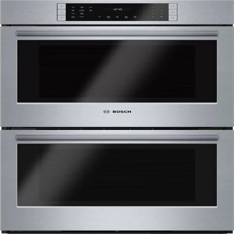 Bosch - 7.8 cu. ft Double Wall Oven in Stainless - HBN8651UC Stainless