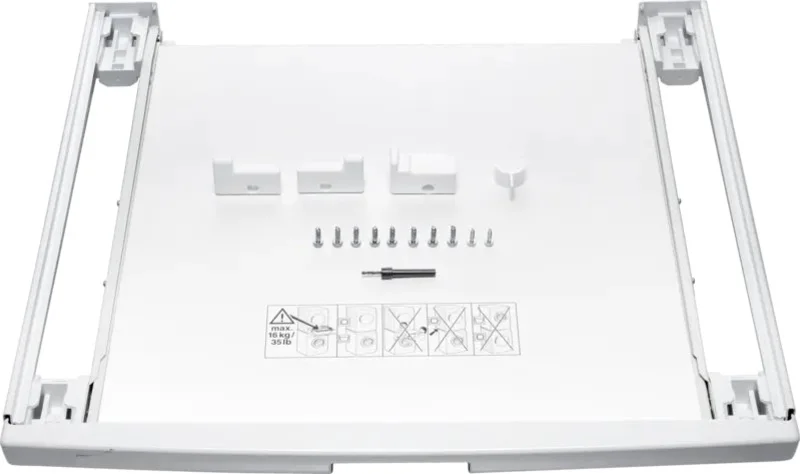 Bosch - Laundry Stacking Kit in White - WTZ11400UC White