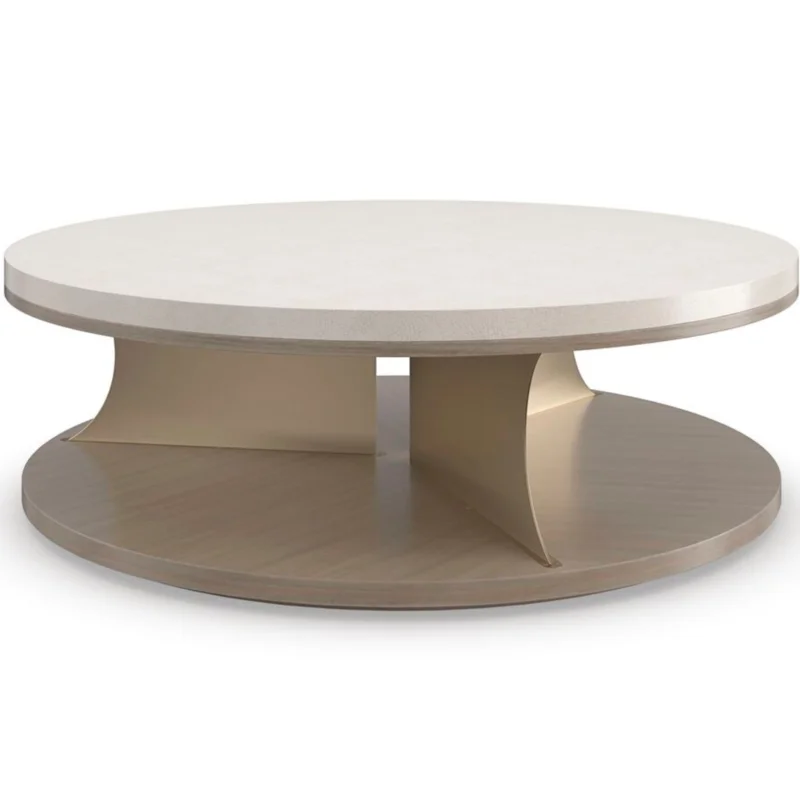 Braces Cocktail Table, 48" Dia x 15.25" H