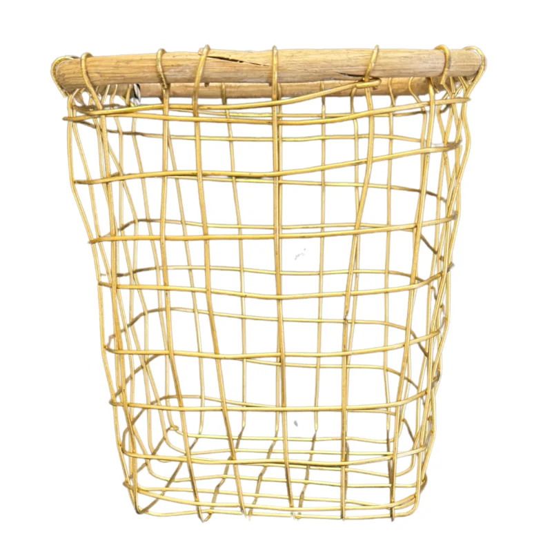 Brass Wire Utensil Basket