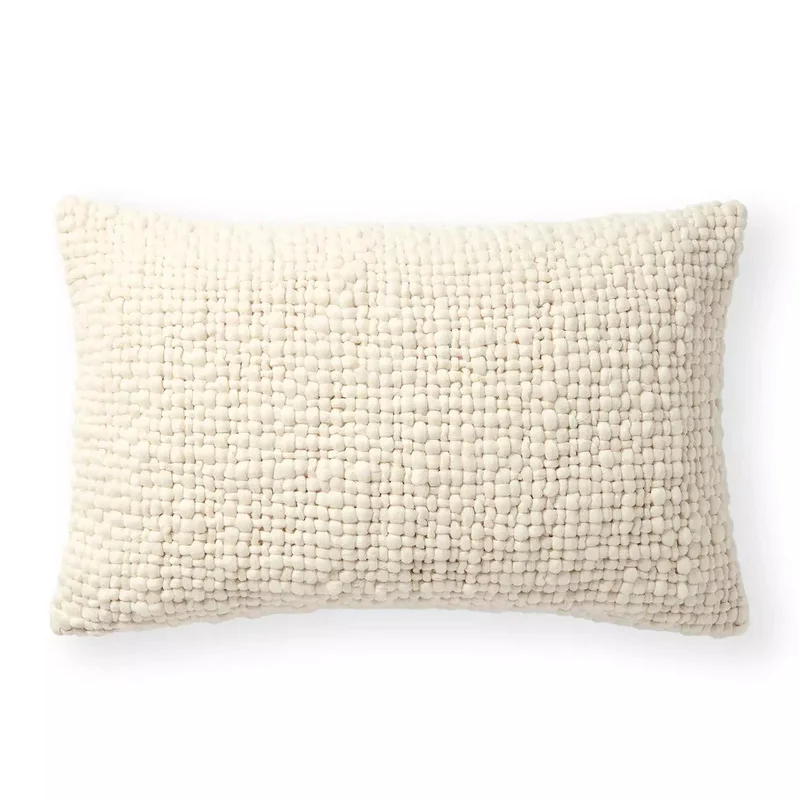 Breckenridge Pillow - Ivory, 14" x 22"