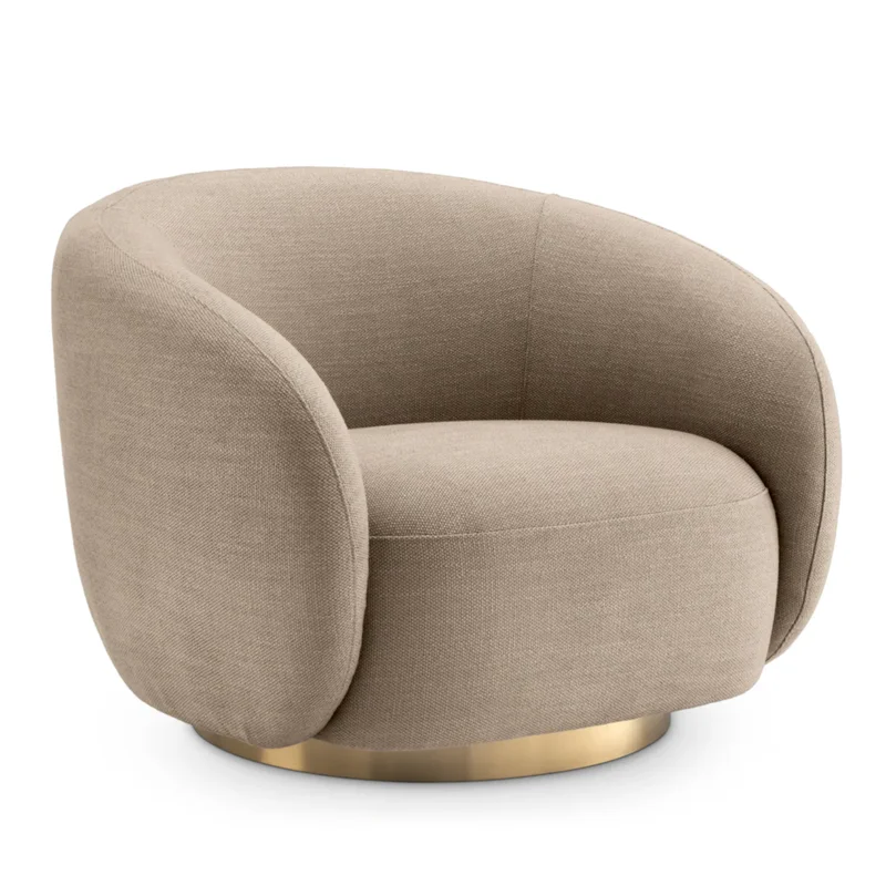 Brice Swivel Chair - Avalon Sand, 37.80"W