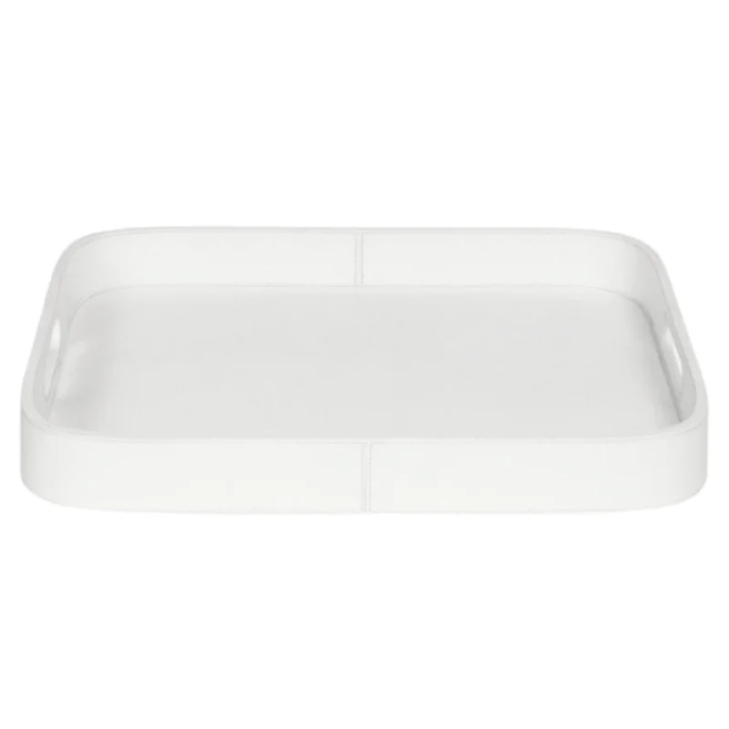 Brisbane Rectangular Tray, Bright White