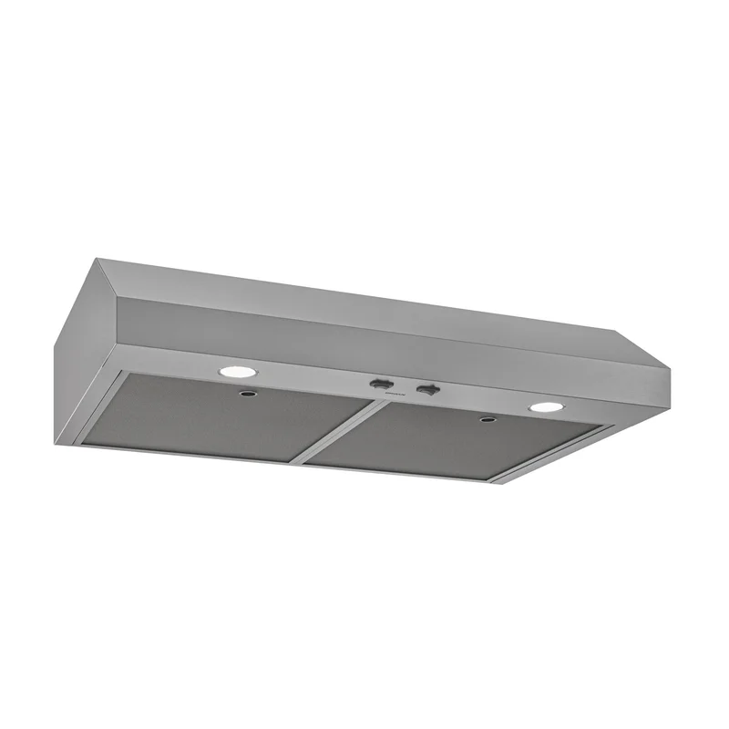 Broan - 24 Inch 130 CFM Under Cabinet Range Vent in Stainless - GLA1243SS Stainless
