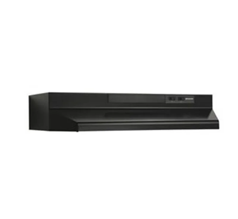 Broan - 30 Inch 160 CFM Under Cabinet Range Vent in Black - BU230BL Black