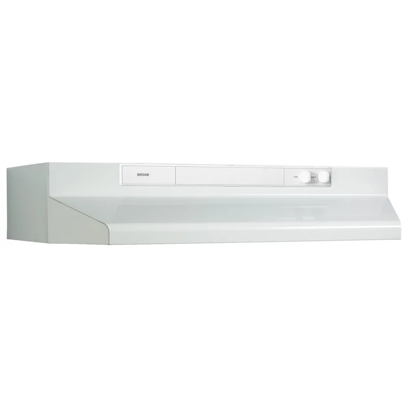 Broan - 30 Inch 260 CFM Under Cabinet Range Vent in White - BU330WW White