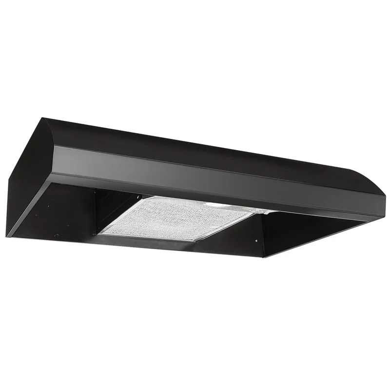 Broan - 30 Inch 270 CFM Under Cabinet Range Vent in Black - BXT130BLC Black