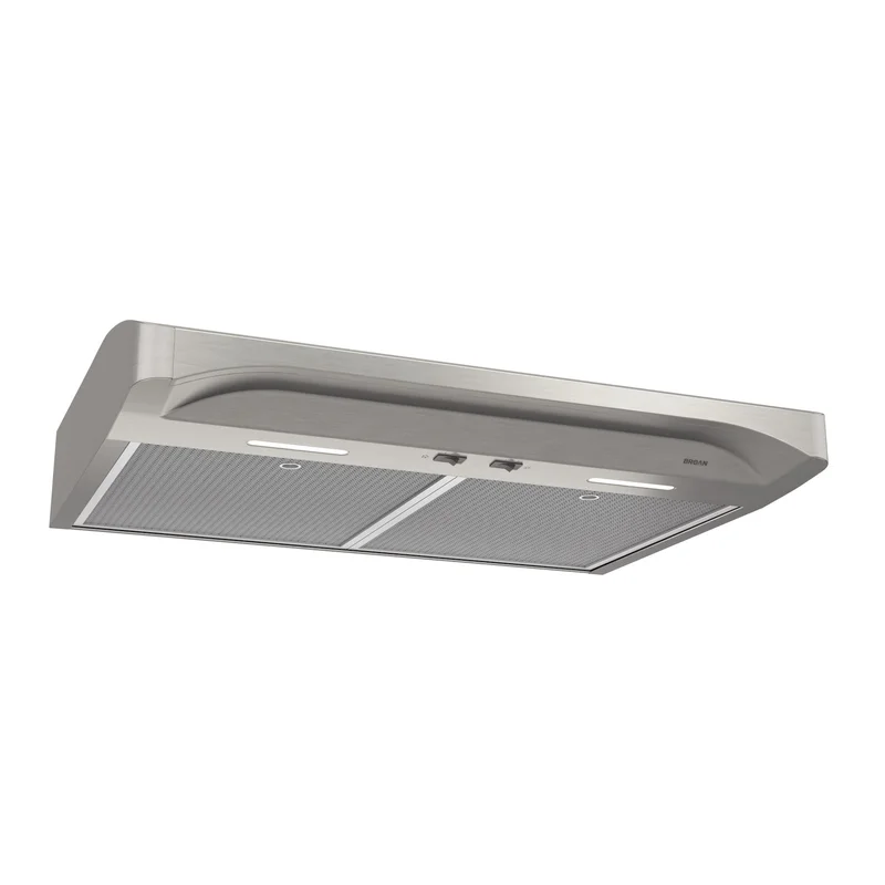 Broan - 30 Inch 300 CFM Under Cabinet Range Vent in Stainless - BQSEN130SS Stainless