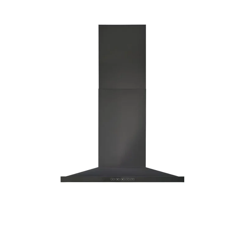 Broan - 30 Inch 450 CFM Wall Mount and Chimney Range Vent in Black Stainless - BWS1304BLS Black Stainless