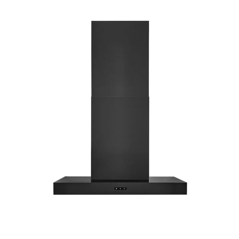 Broan - 30 Inch 460 CFM Wall Mount and Chimney Range Vent in Black Stainless - EW4330BLS Black Stainless