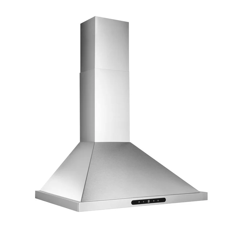 Broan - 30 Inch 640 CFM Wall Mount and Chimney Range Vent in Stainless - EWP1306SS Stainless