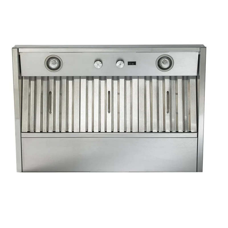 Broan - 34.4375 Inch 600 CFM Blower & Insert Vent in Stainless - CPM1369SS Stainless