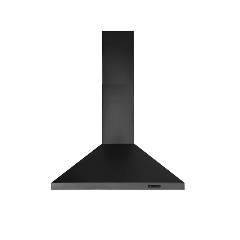 Broan - 36 Inch 460 CFM Wall Mount and Chimney Range Vent in Black Stainless - EW4836BLS Black Stainless