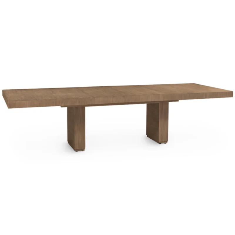 Broderick Dining Table, Sand 80" to 120" L