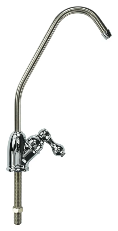 Brushed Nickel Faucet with 1/4" Tube (European Handle)