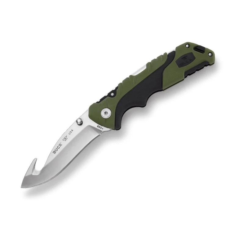 Buck 660GRG-B - Pursuit Black and Green Handle