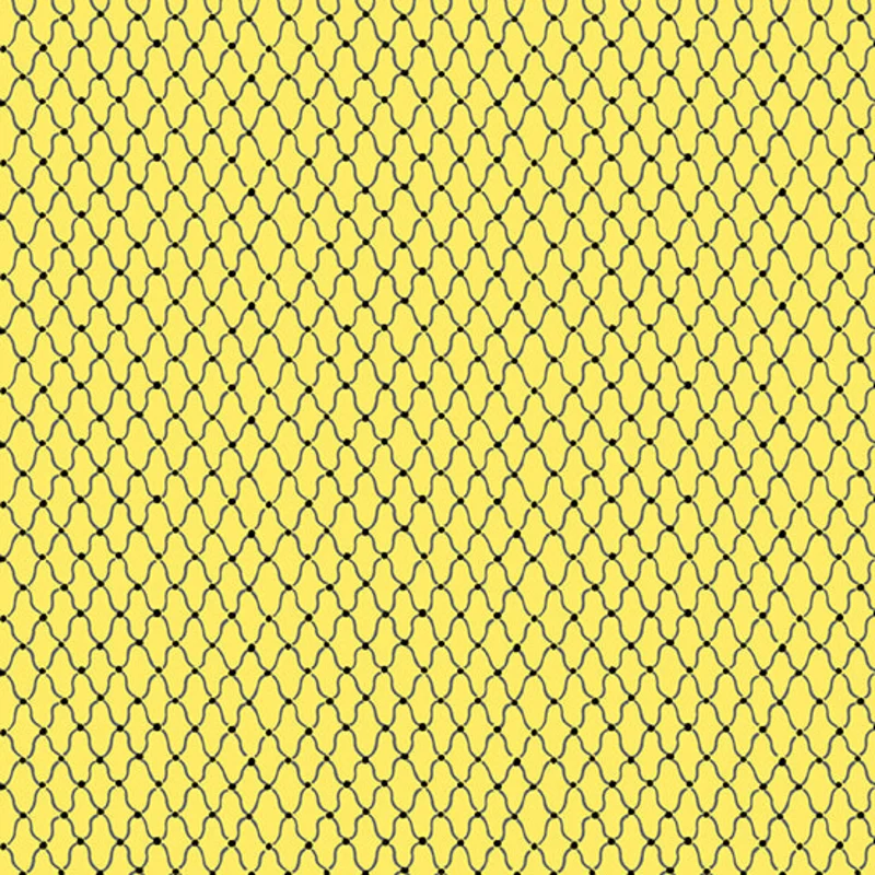 Bumble Bee: Mosaic Yellow (1/4 Yard)