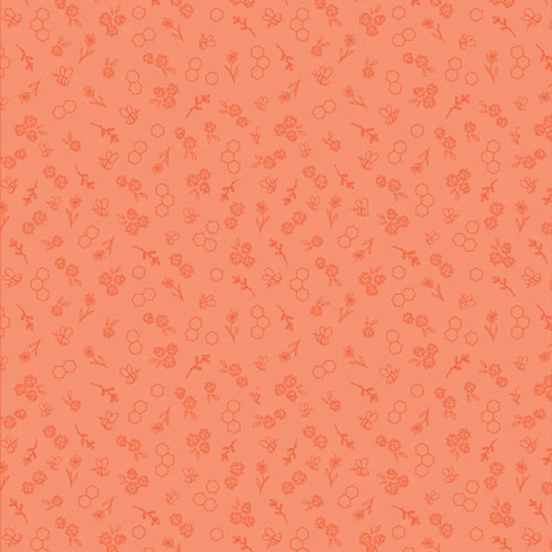 BUMBLE & BLOOM: Bumble & Bloom-Carrot (1/4 Yard)