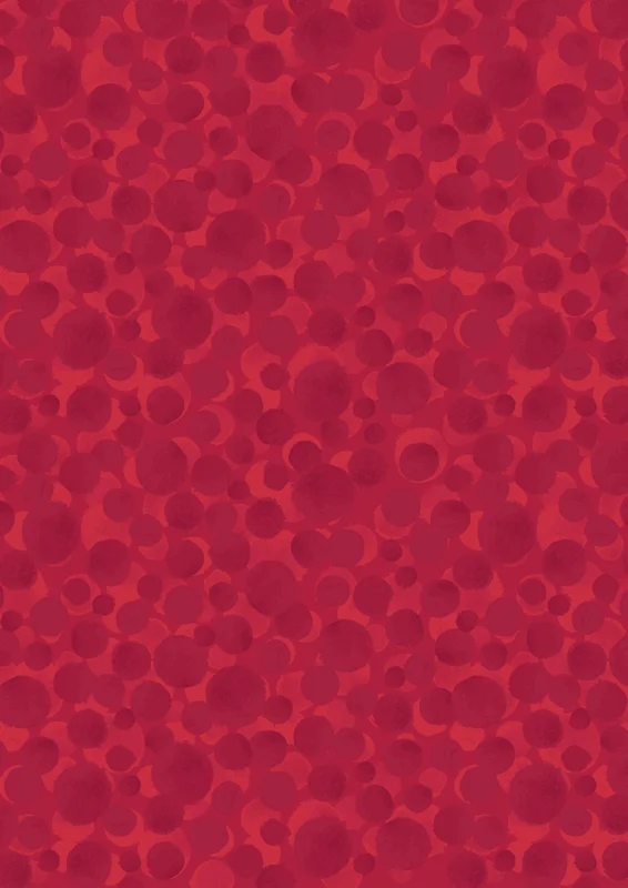 BUMBLEBERRIES: Postbox Red (1/4 Yard)