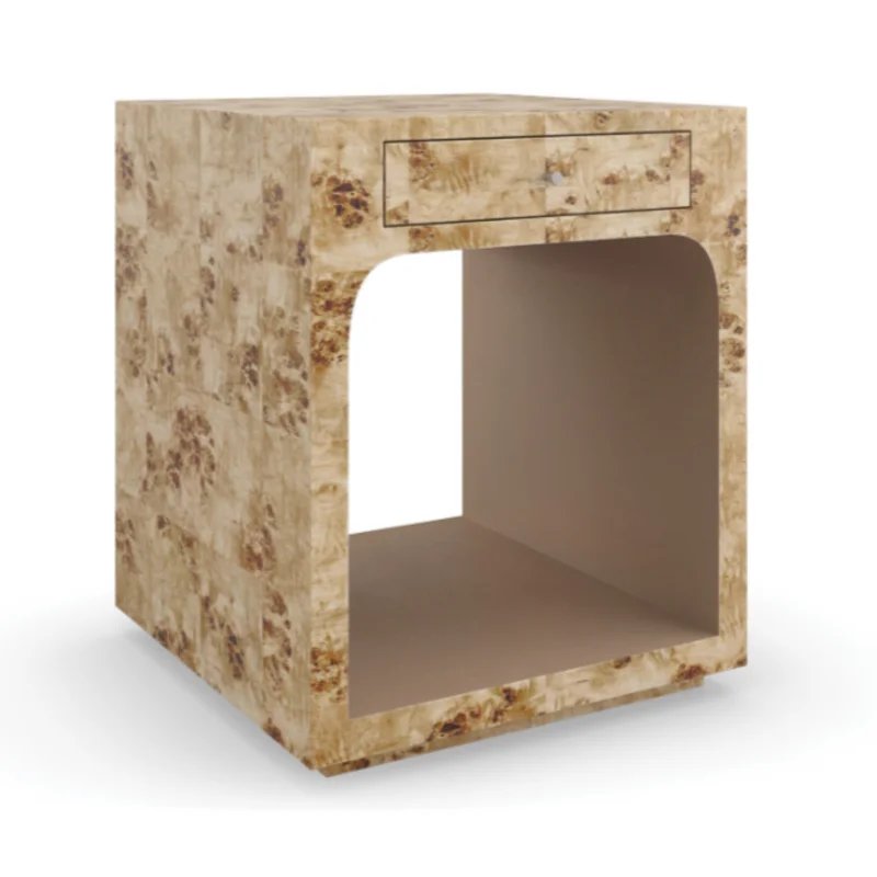 Burlesque Cabaret End Table, 20"W x 20"D x 24"H