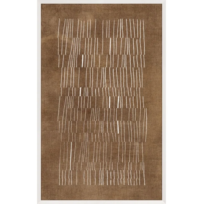 Burnt Umber Impressions I-Large, 27 x 42