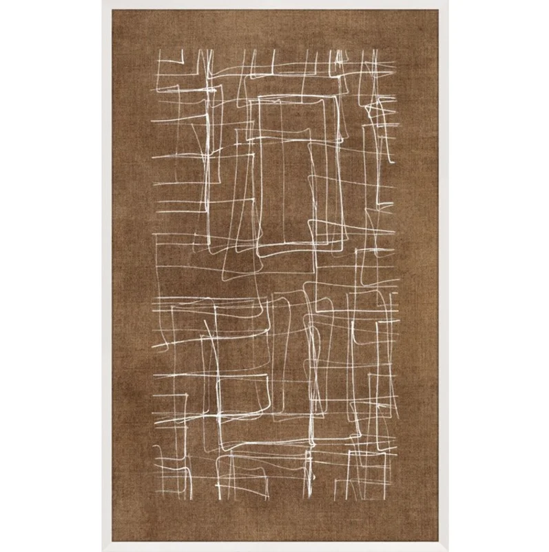 Burnt Umber Impressions IV-Large, 27 x 42