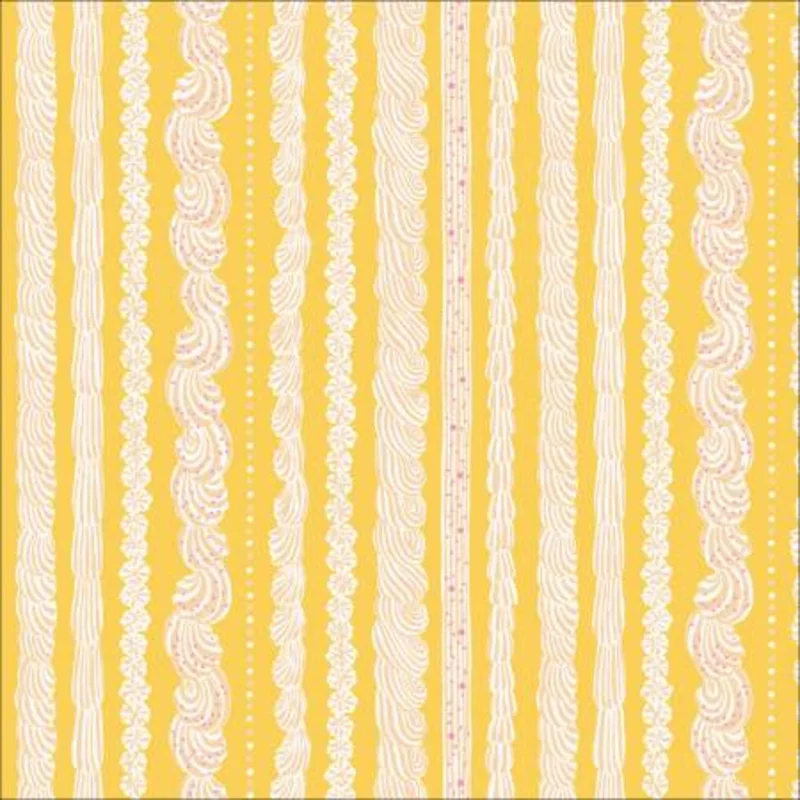 BUTTERCREAM: Buttercream Stripe (1/4 Yard)