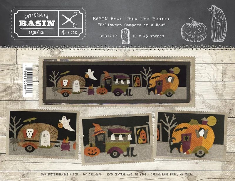 BUTTERMILK BASIN: Rows thru the Years-Halloween Campers in a Row