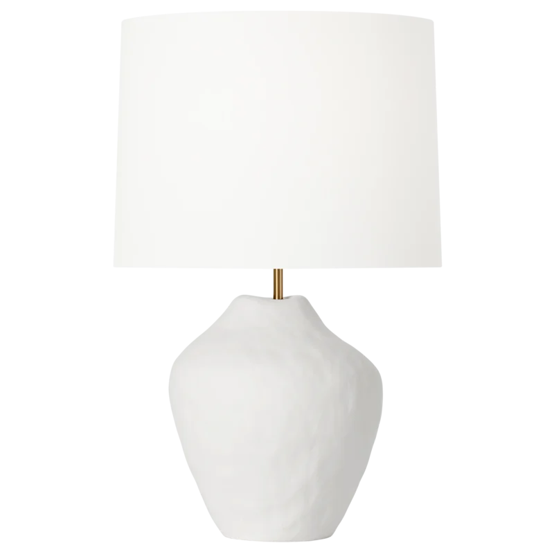 Cadley Medium Table Lamp, Matte White Ceramic