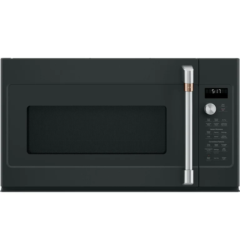 Caf - 1.7 cu. Ft Over the range Microwave in Black - CVM517P3RD1 Black