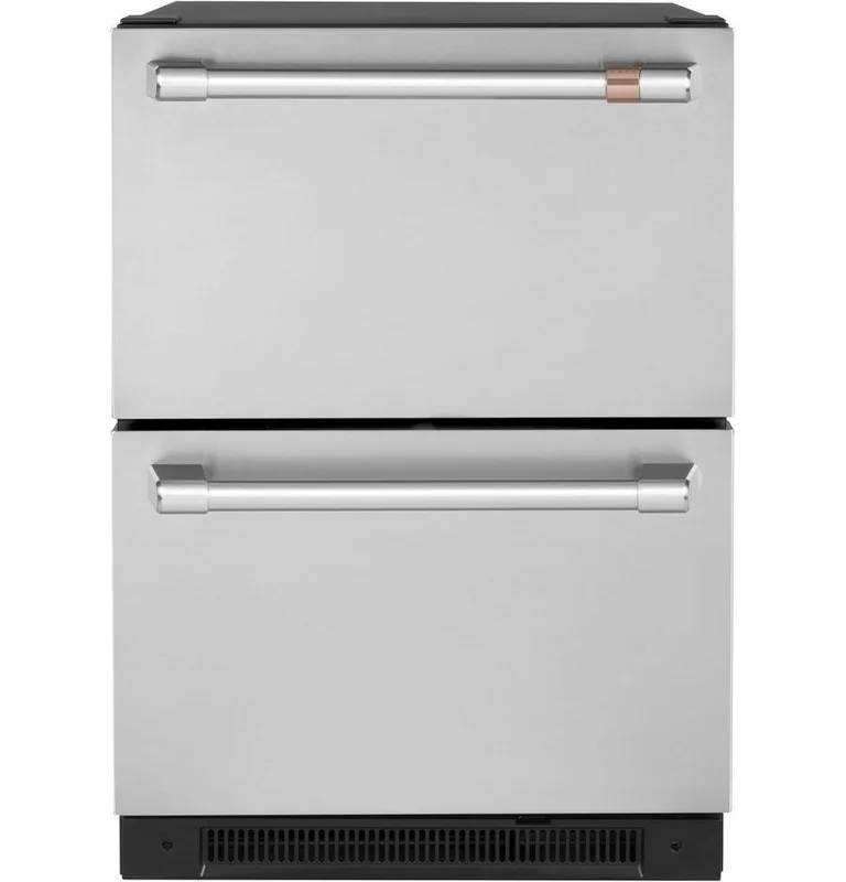 Caf - 23.875 Inch 5.7 cu. ft Built In / Integrated Drawer Refrigerator in Stainless - CDE06RP2NS1 Stainless