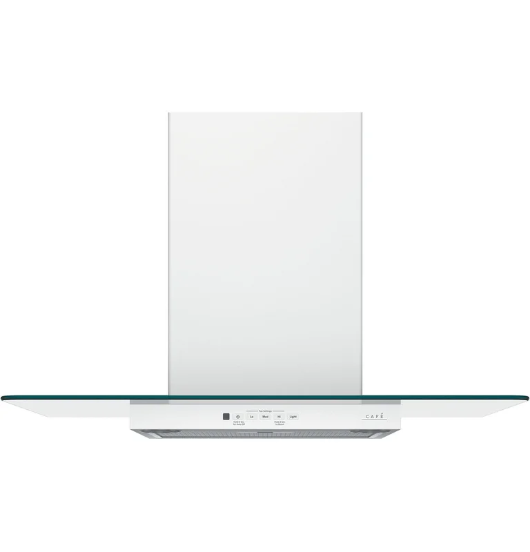 Caf - 30 Inch 350 CFM Wall Mount and Chimney Range Vent in White - CVW73014MWM White
