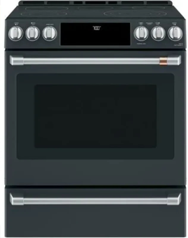 Caf - 30 Inch 5.7 cu. ft  Electric Range in Black - CCES700P3MD1 Black