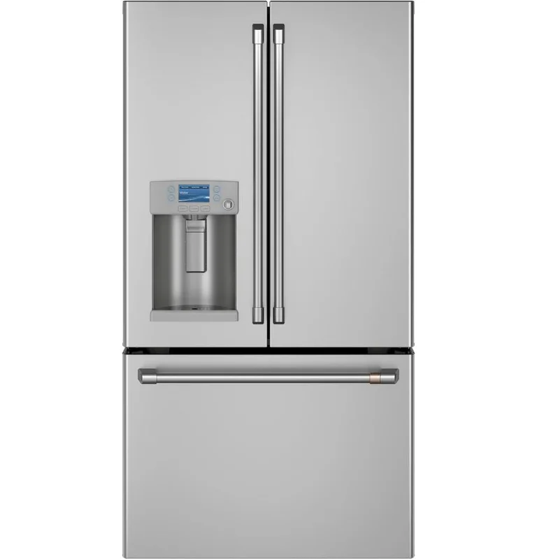 Caf - 35.75 Inch 22.2 cu. ft French Door Refrigerator in Stainless - CYE22TP2MS1 Stainless