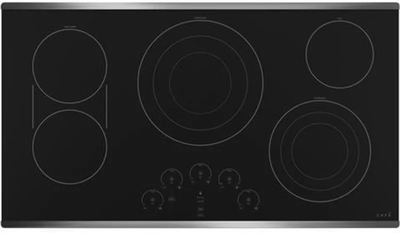 Caf - 36.1 inch wide Electric Cooktop in Stainless - CEP90362NSS Stainless