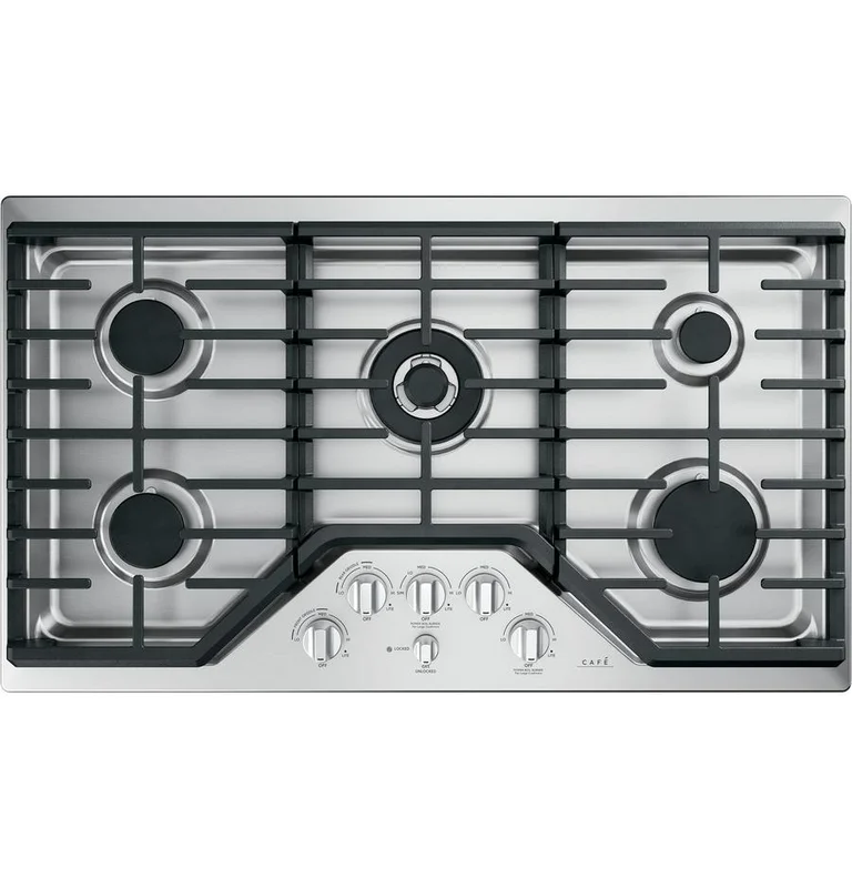 Caf - 36 inch wide Gas Cooktop in Stainless - CGP95362MS1 Stainless