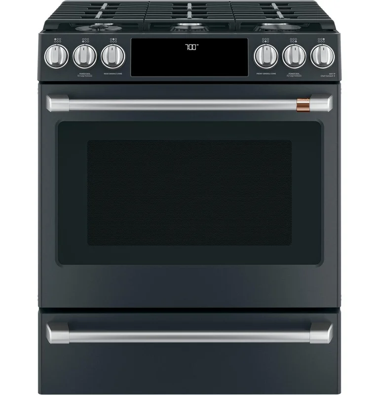 Caf - 5.6 cu. ft Gas Range in Black - CCGS700P3MD1 Black