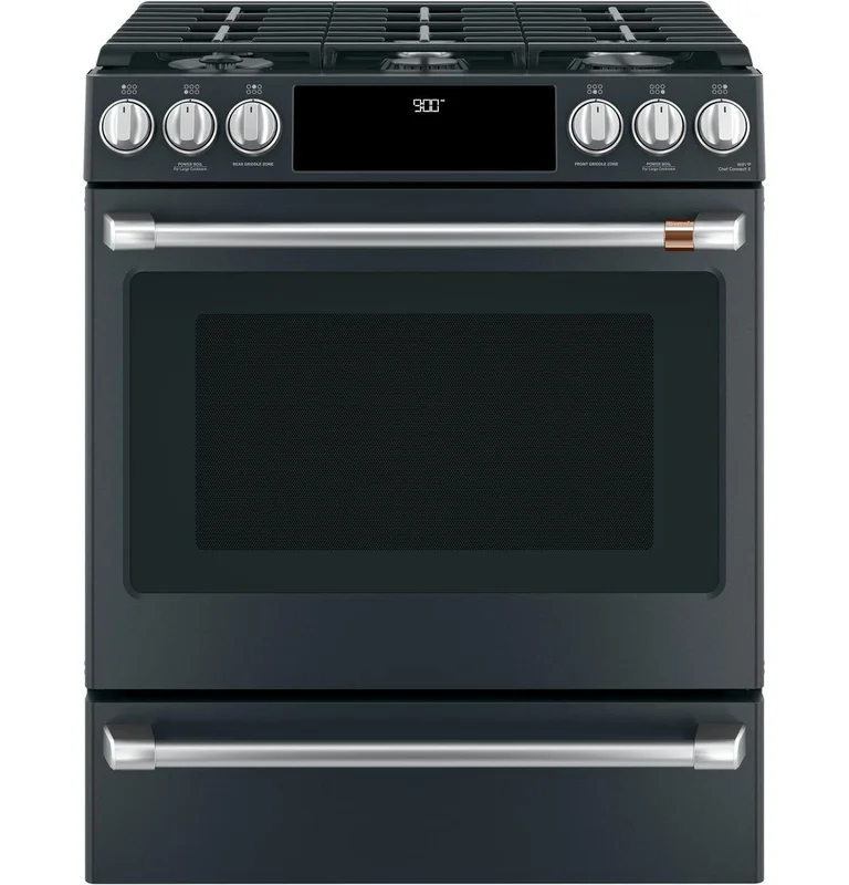 Caf - 5.7 cu. ft Dual Fuel Range in Black - CC2S900P3MD1 Black