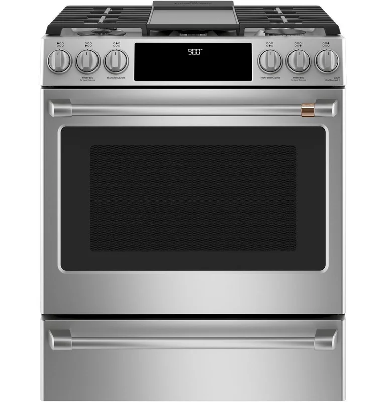Caf - 5.7 cu. ft Dual Fuel Range in Stainless - CC2S900P2MS1 Stainless
