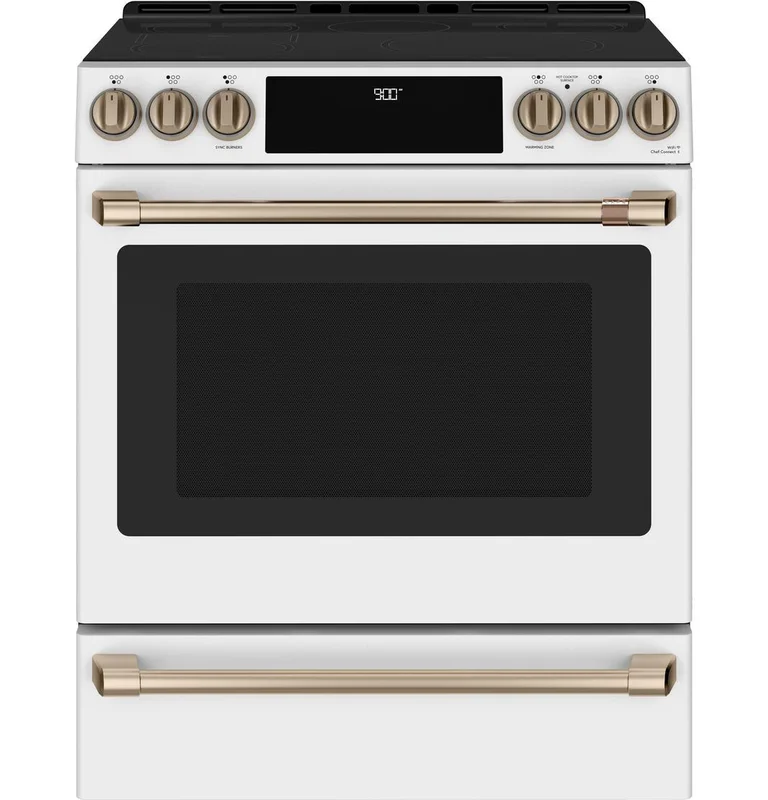 Caf - 5.7 cu. ft Induction Range in White - CCHS900P4MW2 White