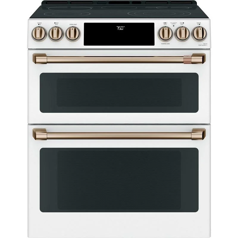 Caf - 6.7 cu. ft  Electric Range in White - CCES750P4MW2 White