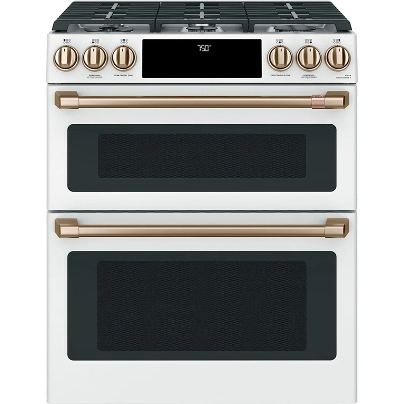 Caf - 6.7 cu. ft Gas Range in White (Premium Floor Model) - CCGS750P4MW2 White (Premium Floor Model)