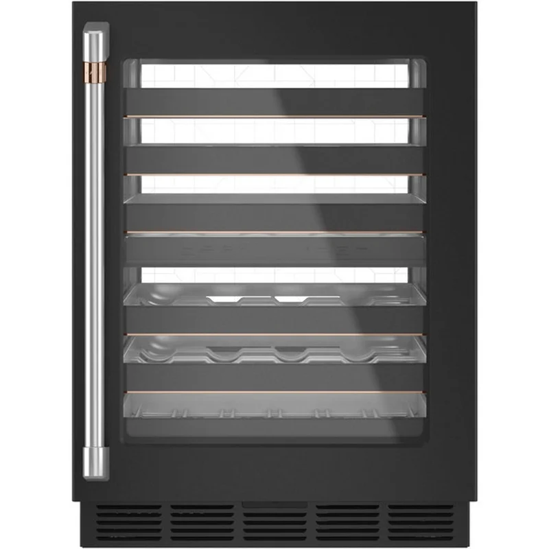 Cafe - 23.7 Inch 4.7 cu. ft Wine Fridge Refrigerator in Black - CCP06DP3PD1 Black