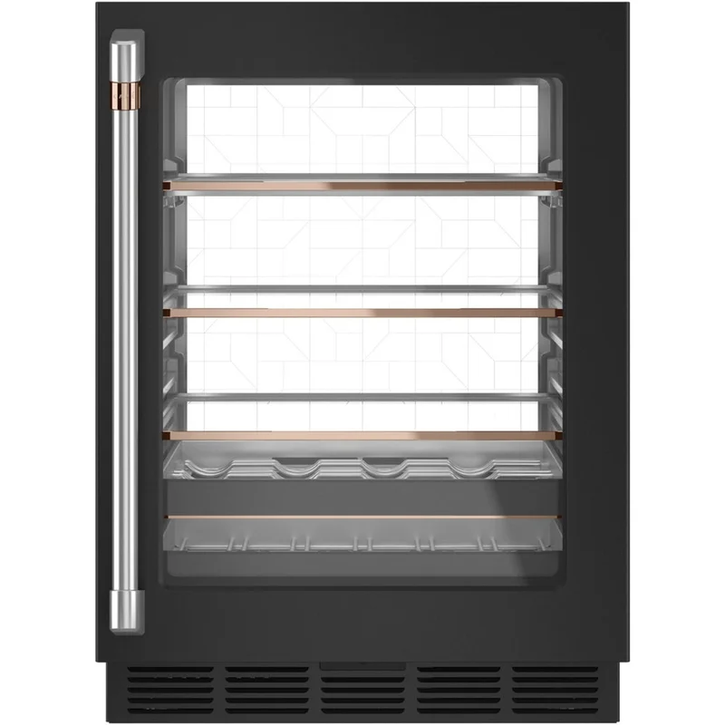 Cafe - 23.7 Inch 5.1 cu. ft Beverage Centre Refrigerator in Black - CCP06BP3PD1 Black