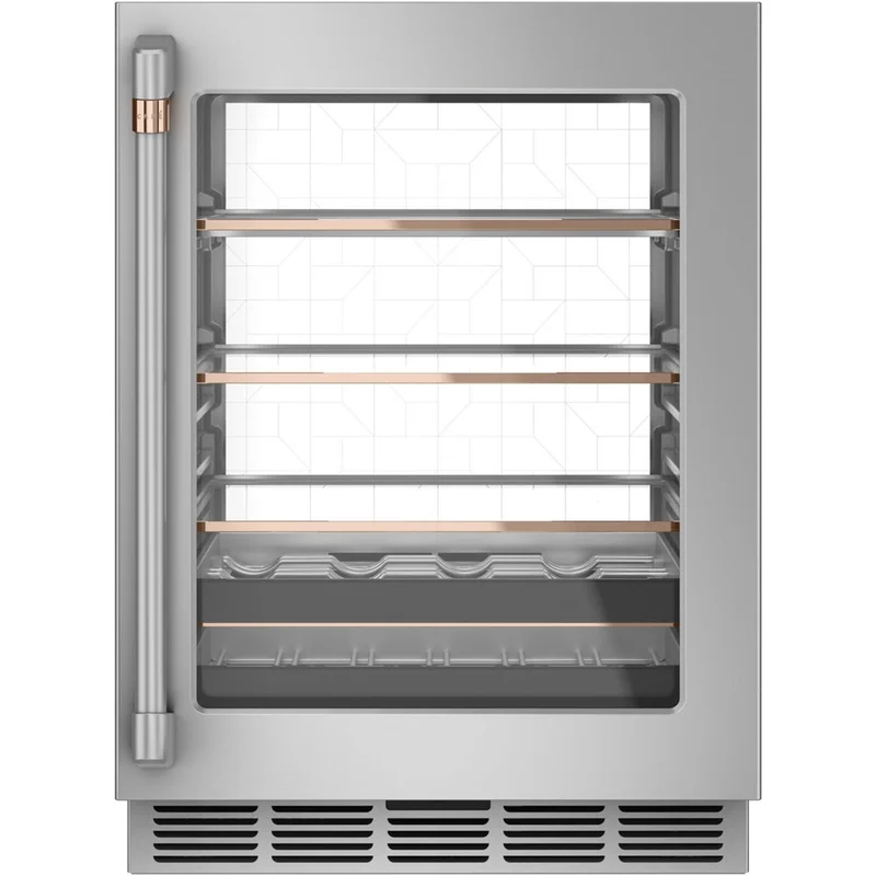 Cafe - 23.7 Inch 5.1 cu. ft Beverage Centre Refrigerator in Stainless - CCP06BP2PS1 Stainless