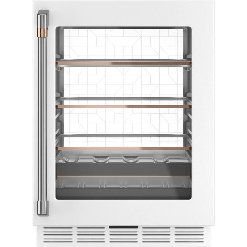Cafe - 23.7 Inch 5.1 cu. ft Beverage Centre Refrigerator in White - CCP06BP4PW2 White