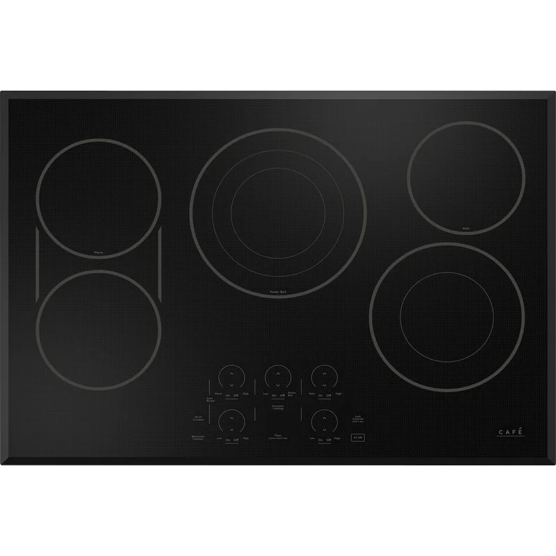 Cafe - 30 Inch Electric Cooktop in Black - CEP90301TBB Black